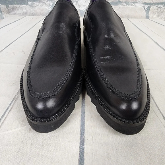 Donald J Pliner Sport Doro Leather Loafers Dark Purple Size 7 1/2M - Picture 10 of 14